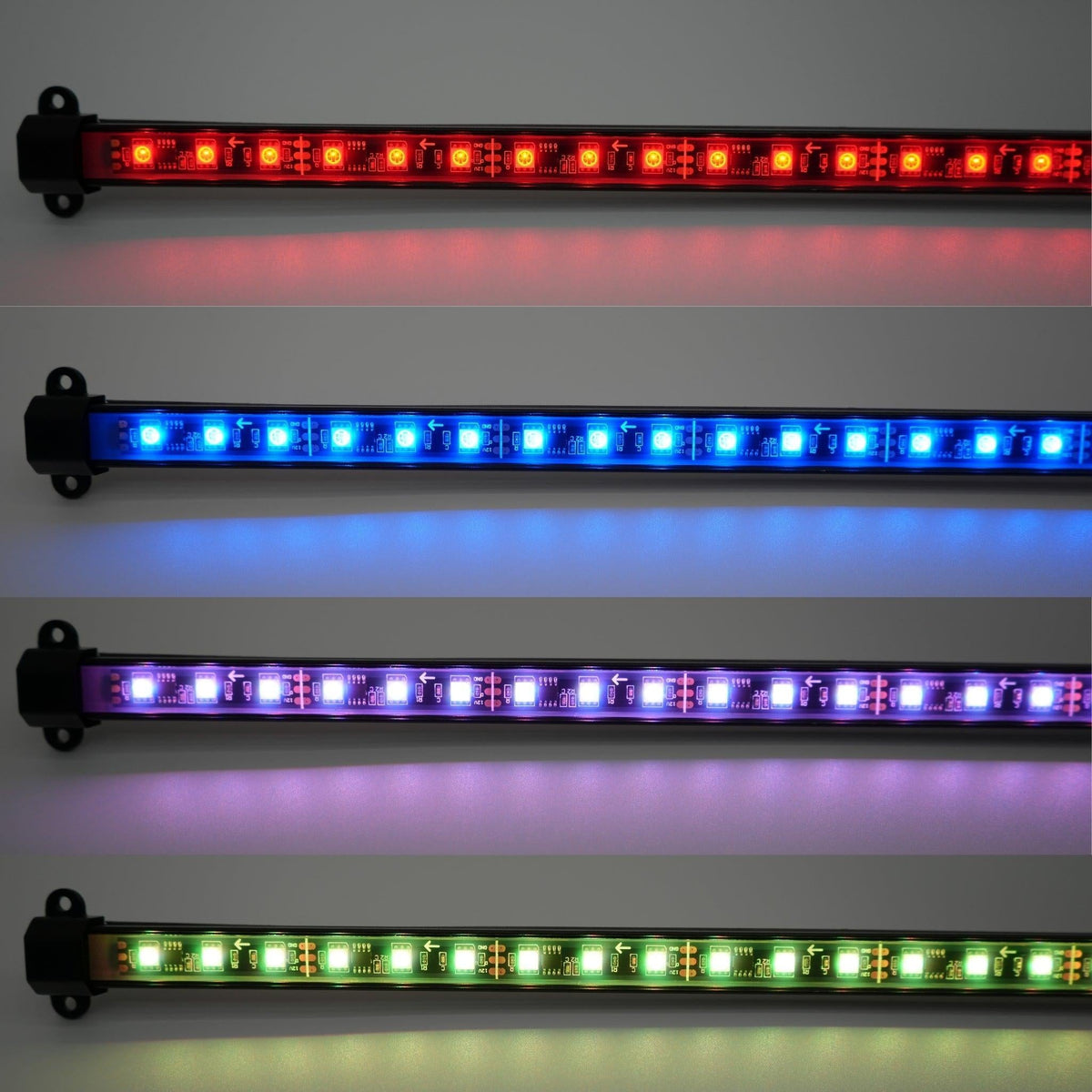 Flow Series Aluminum Multicolor Underglow Kit | By RGB Halo Kits | For Cars, Trucks, SUVs and More