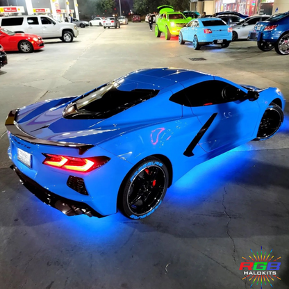 Flow Series Aluminum Multicolor Underglow Kit | By RGB Halo Kits | For Cars, Trucks, SUVs and More