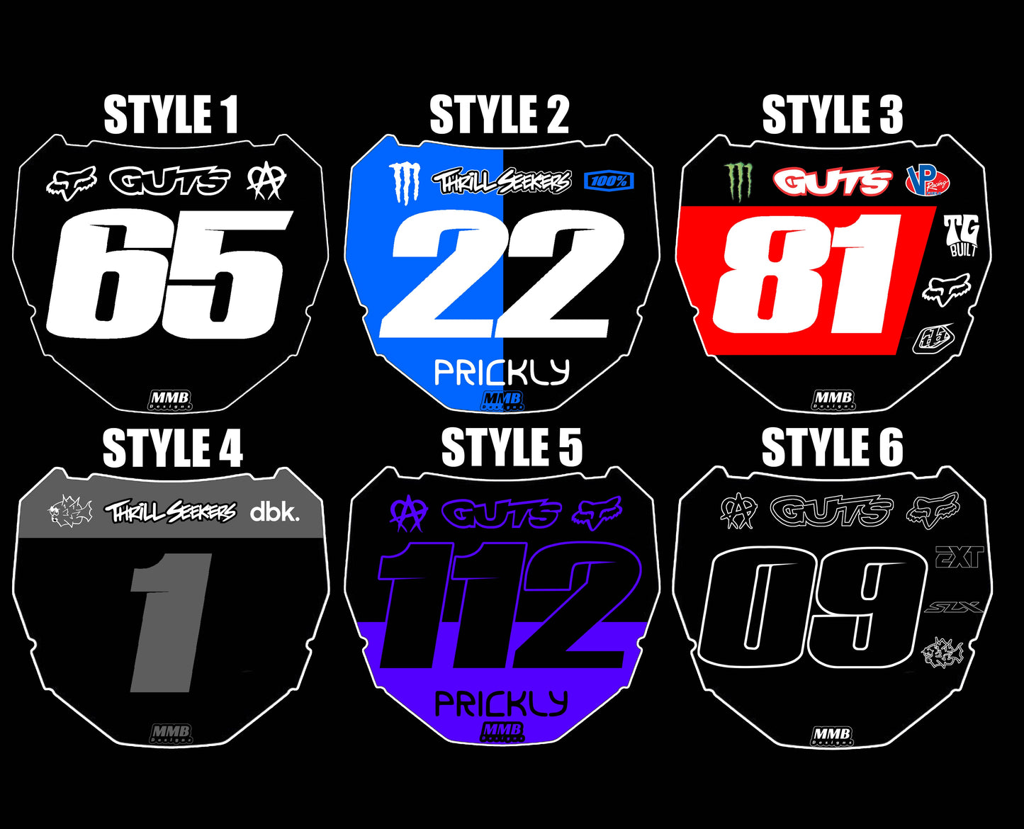 Custom E-Bike Plate Decal | By MMBDesigns | For E-Bikes and Electric Motorcycles