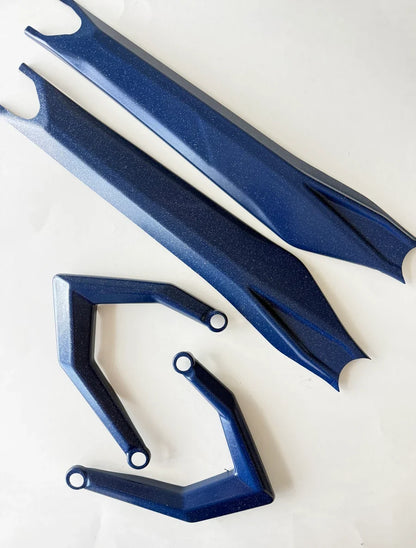 "Fade Edition" Professionally Painted Frame Guards | by MXBolts | for Surron Light Bee X