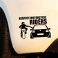 Respect Riders Sticker