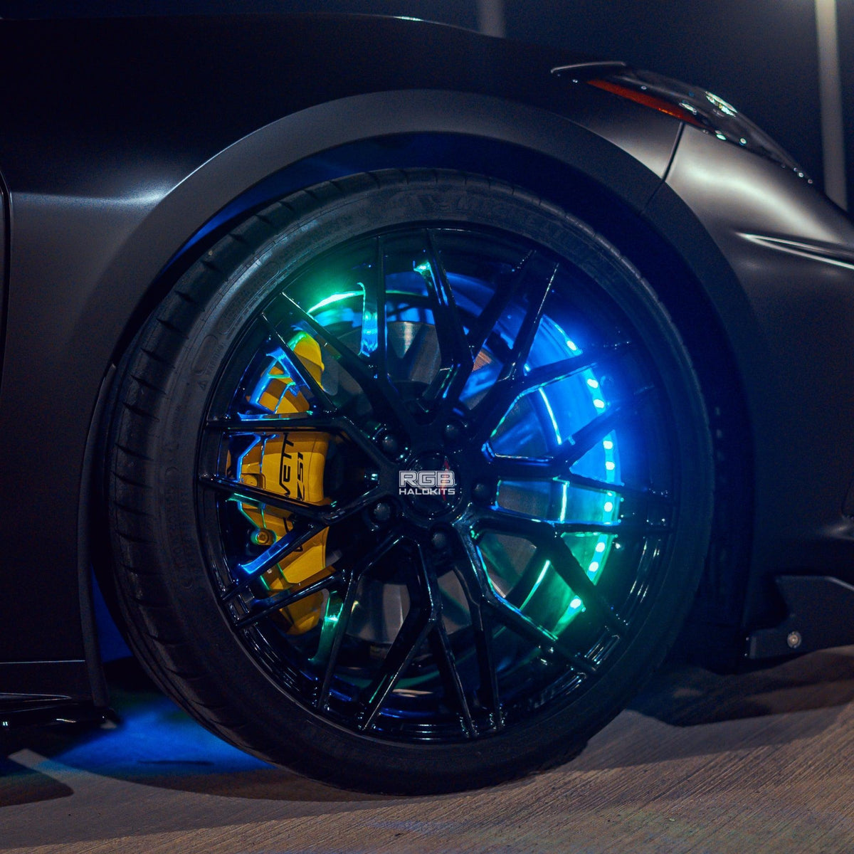 PRO Quad 4 Row LED Wheel Rings | By RGB Halo Kits | For Cars, Trucks, SUVs and Jeeps