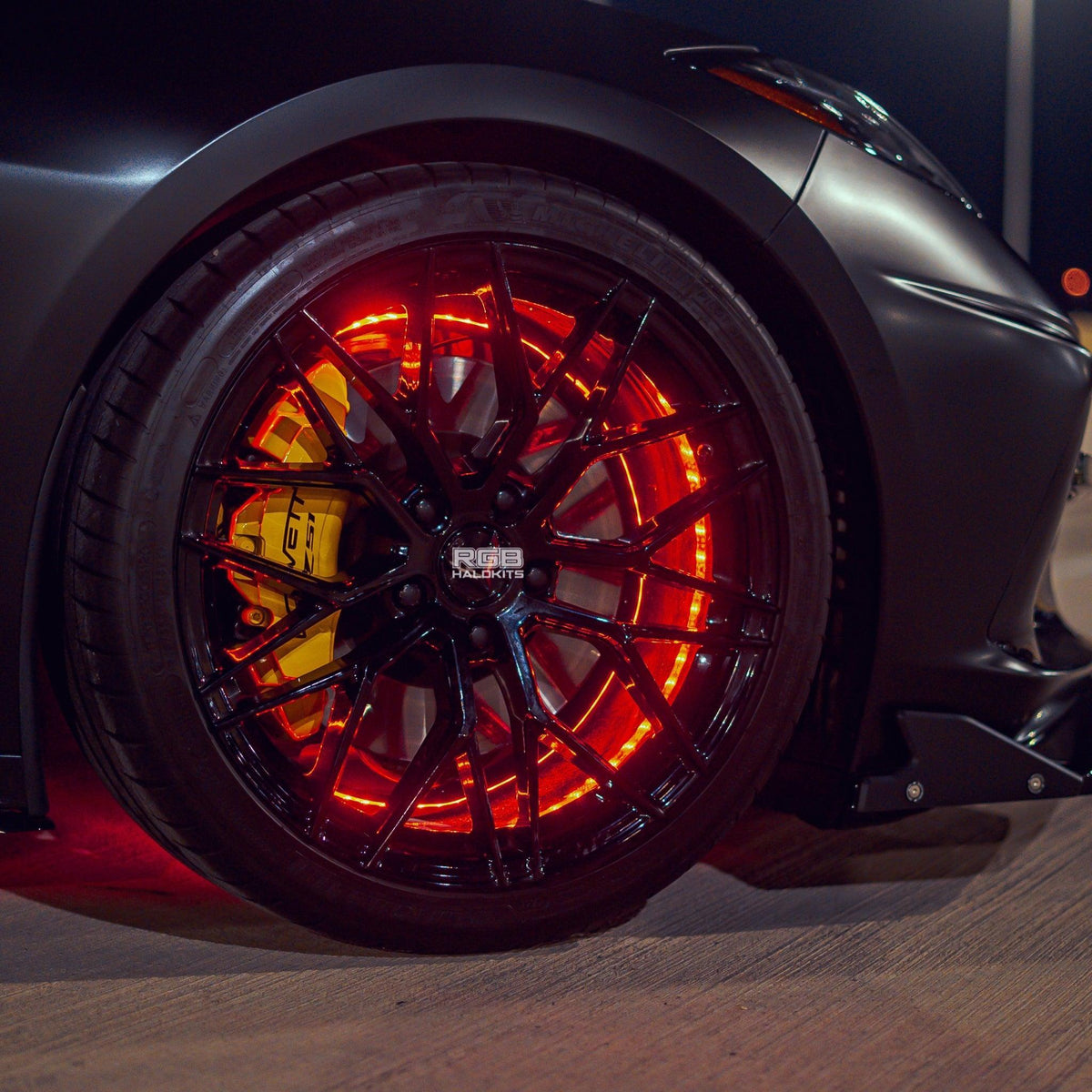 PRO Quad 4 Row LED Wheel Rings | By RGB Halo Kits | For Cars, Trucks, SUVs and Jeeps