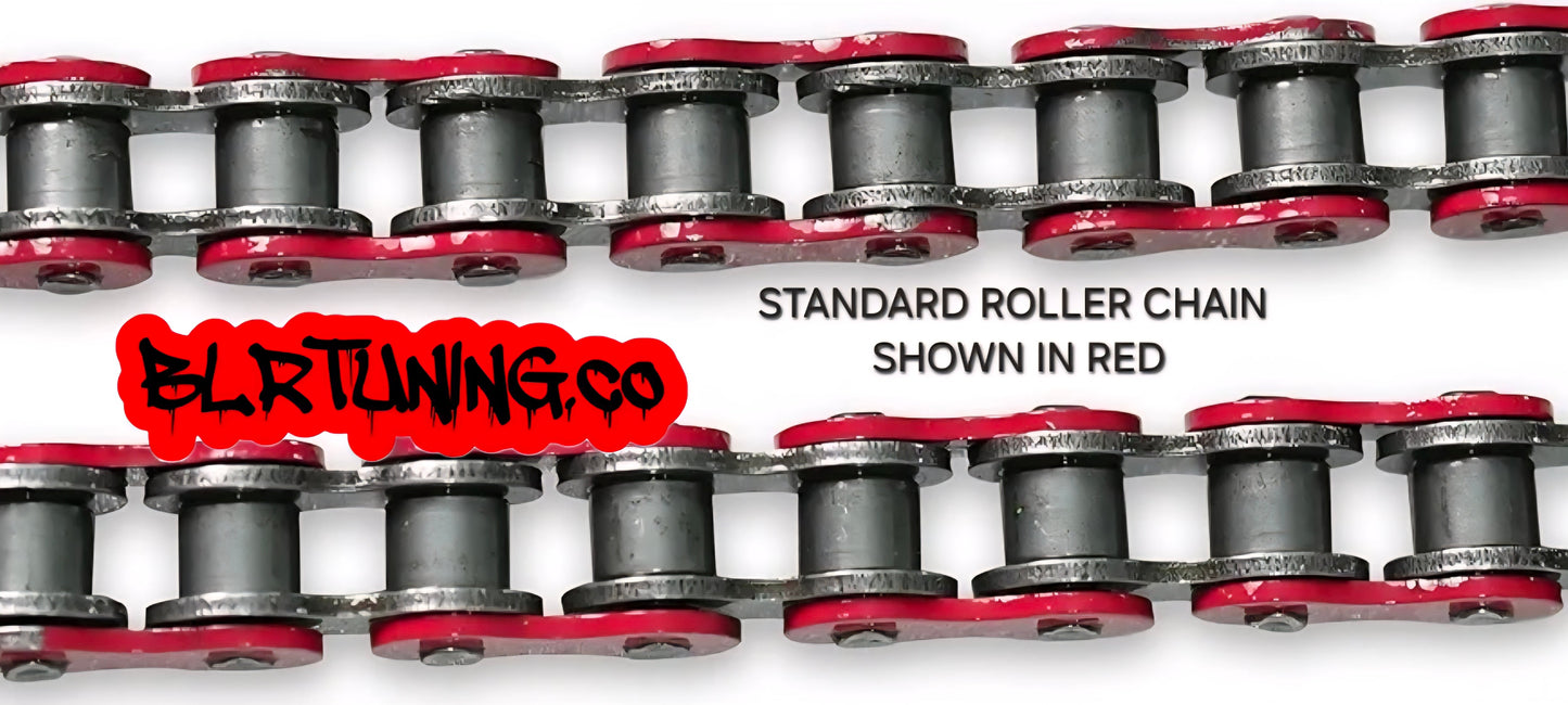 420 colored Motorcycle Chain | Standard Roller Drive Chain | By BLR Tuning | For Small Motorcycles, Electric Dirt Bikes, ATVs, and Dirt Bikes
