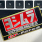 High-Temperature Resistant Aluminum Motorcycle Exhaust Modification Sticker