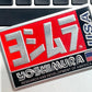 High-Temperature Resistant Aluminum Motorcycle Exhaust Modification Sticker