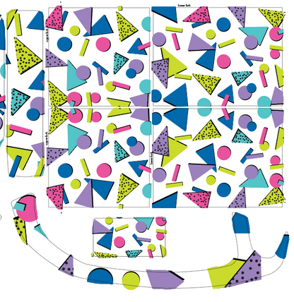 80s pop decal kit | Fits Super73 RX / R / S2 Adventure | by PM Print Lab