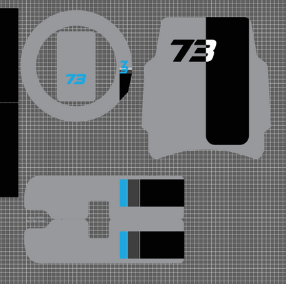 C1X style Replica decal kit for Super 73 RX