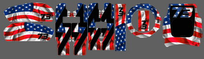 MERICA' decal kit Super 73 RX / R / (New S2 adventure)
