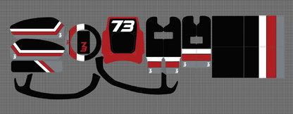 Quad color decal kit for Super 73 RX / R / (New S2 adventure)