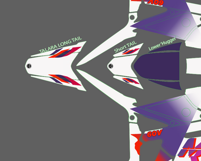 Yamaha retro 90s 50th anniversary White for Talaria MX3 / Talaria R Mx4 / Decal set