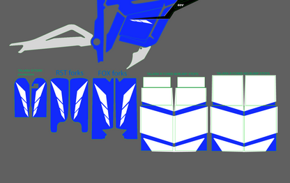 Yamaha New age Blue for Talaria MX3 / Talaria R Mx4 / Decal set