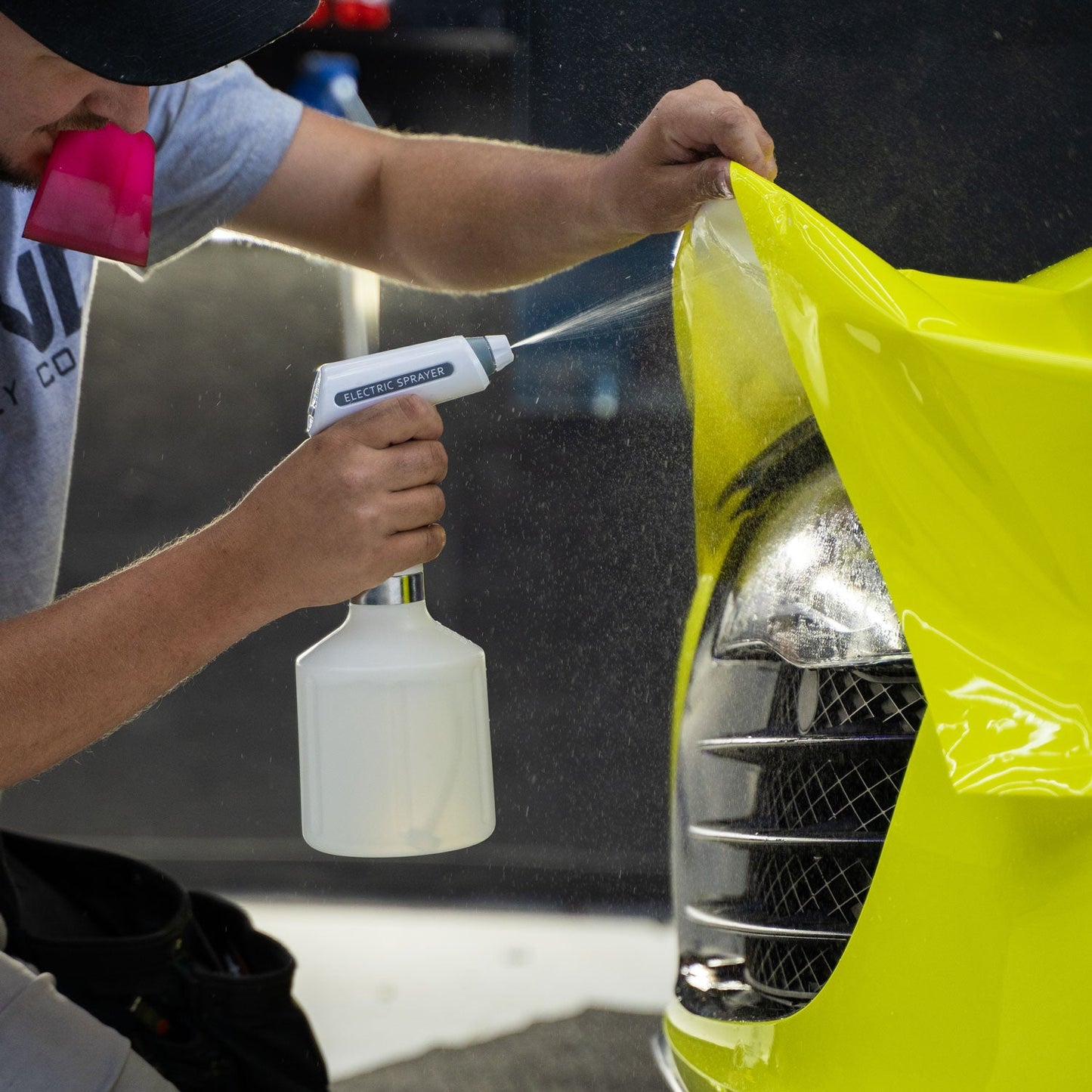 Electric Sprayer - Automatic Spray Tack Bottle for PPF Wet Installation Water and Gel