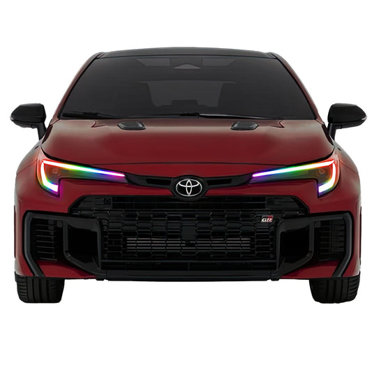 RGBW Multicolor Flow DRL Boards | By RGB Halo Kits | For 2023+ Toyota Corolla GR, Hatchback, Sedan and Hybrid