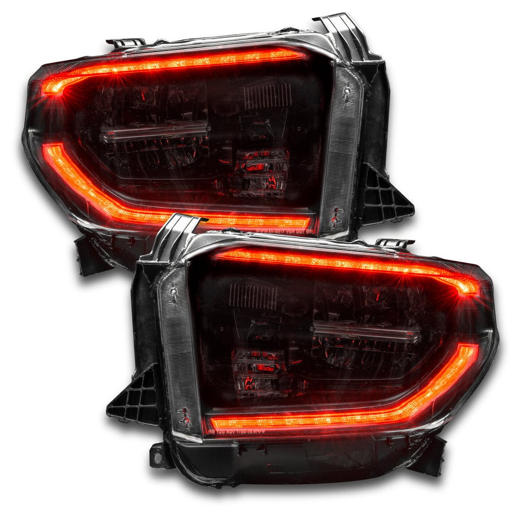 2018-2021 Toyota Tundra Flow Series Multicolor DRL Boards | by RGB Halo Kits | for Toyota Tundra