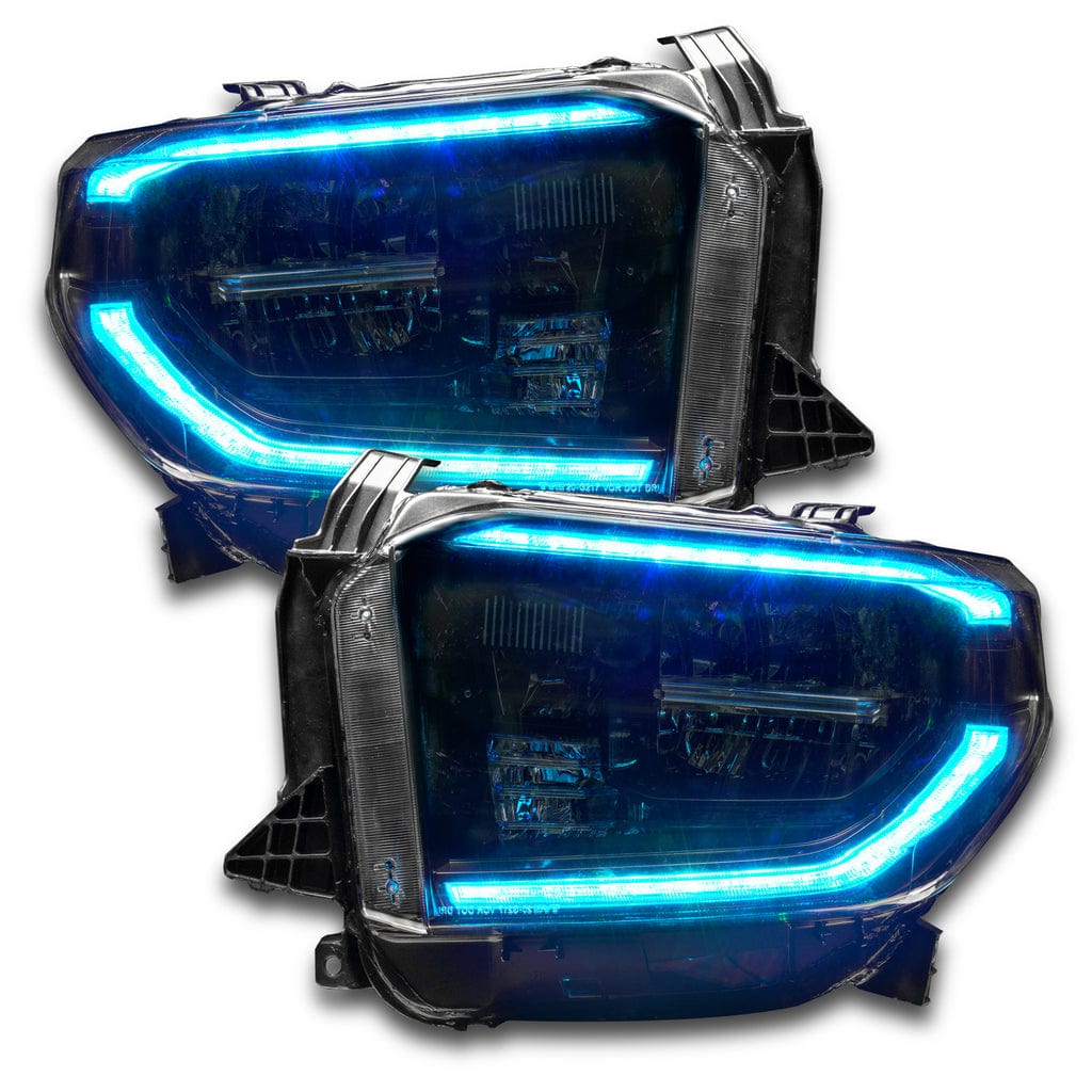 2018-2021 Toyota Tundra Flow Series Multicolor DRL Boards | by RGB Halo Kits | for Toyota Tundra