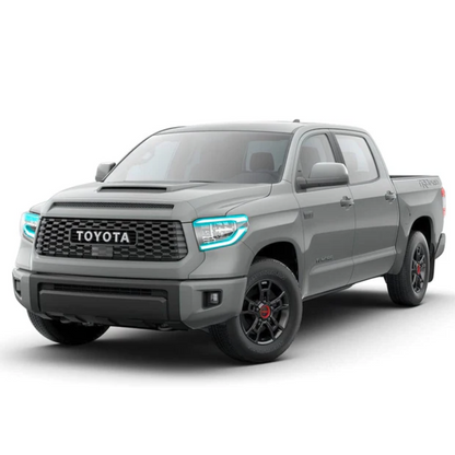 2018-2021 Toyota Tundra Flow Series Multicolor DRL Boards | by RGB Halo Kits | for Toyota Tundra