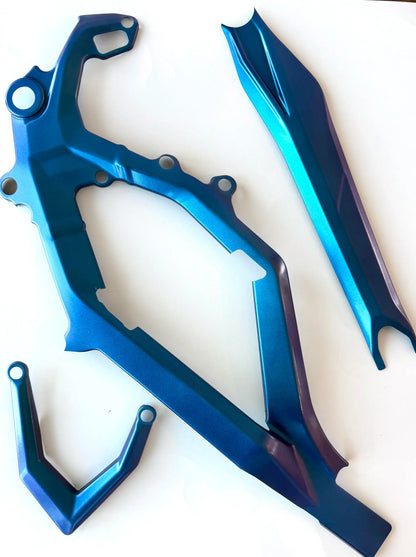 "Fade Edition" Professionally Painted Frame Guards | by MXBolts | for Surron Light Bee X