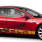 Car Door Side Skirt Stripes Sill Sticker Body Decal for Tesla Model S/3/X/Y (2pcs/set)