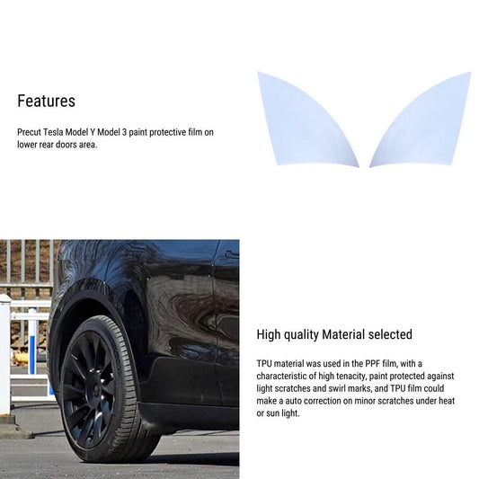 Clear Paint Protective Film kits for Tesla Model 3 Model Y 2017-2023