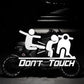 "Don't Touch" Sticker