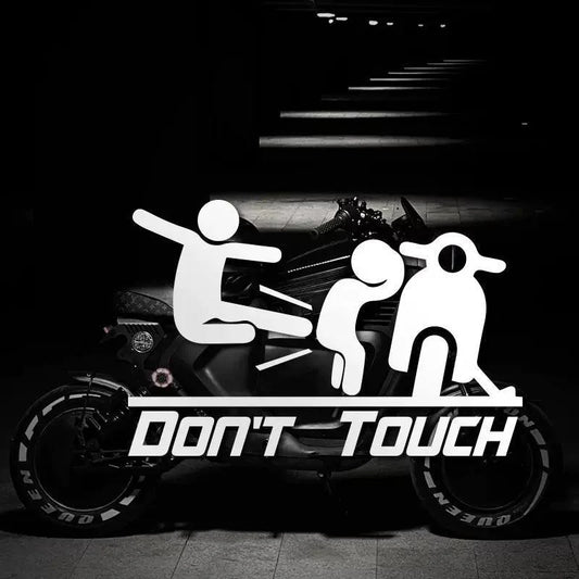 "Don't Touch" Sticker