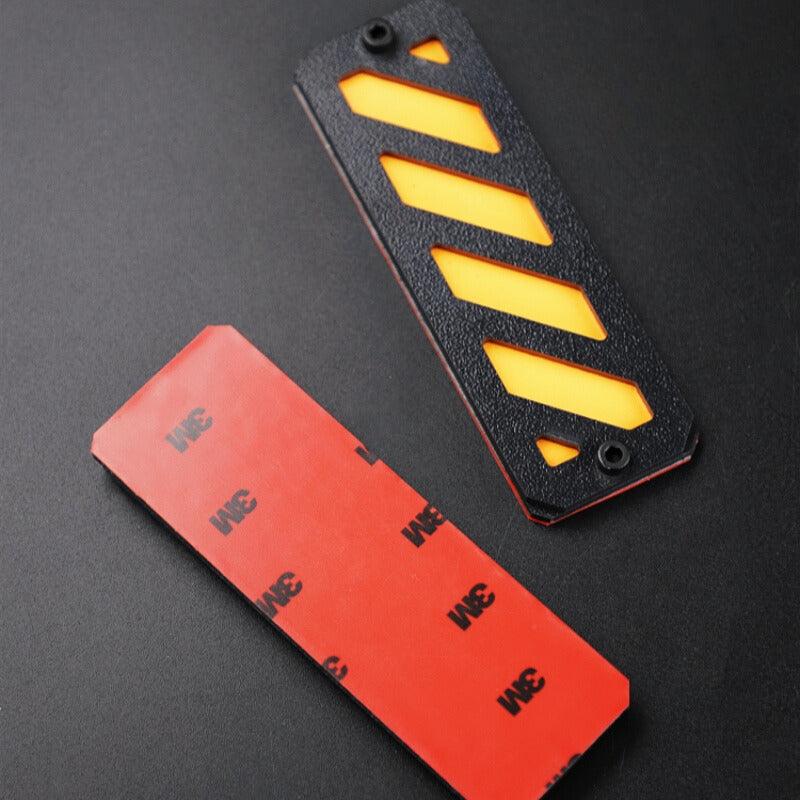 Motorcycle Glow-in-the-Dark 3D Warning Sticker