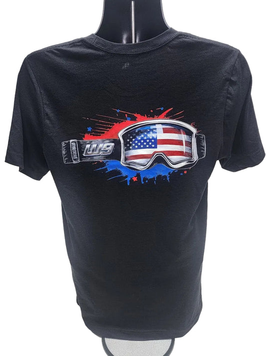 Warp 9 Racing Black Short Sleeve T-Shirt | By Warp 9 Racing | For eMoto, Dirt Bike & Motorcycle Riders