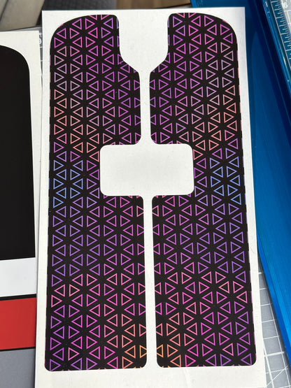 Oil Slick Triangle Decal Kit | for Super 73 R, S2 and more | by P.M. Print Lab