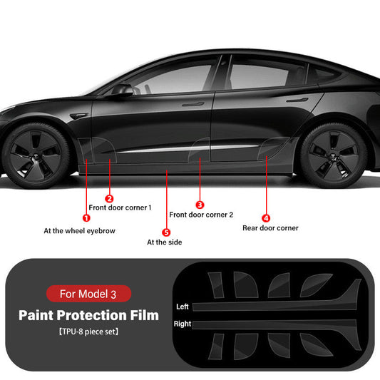 Paint Protection Film For Tesla Model 3 & Model Y