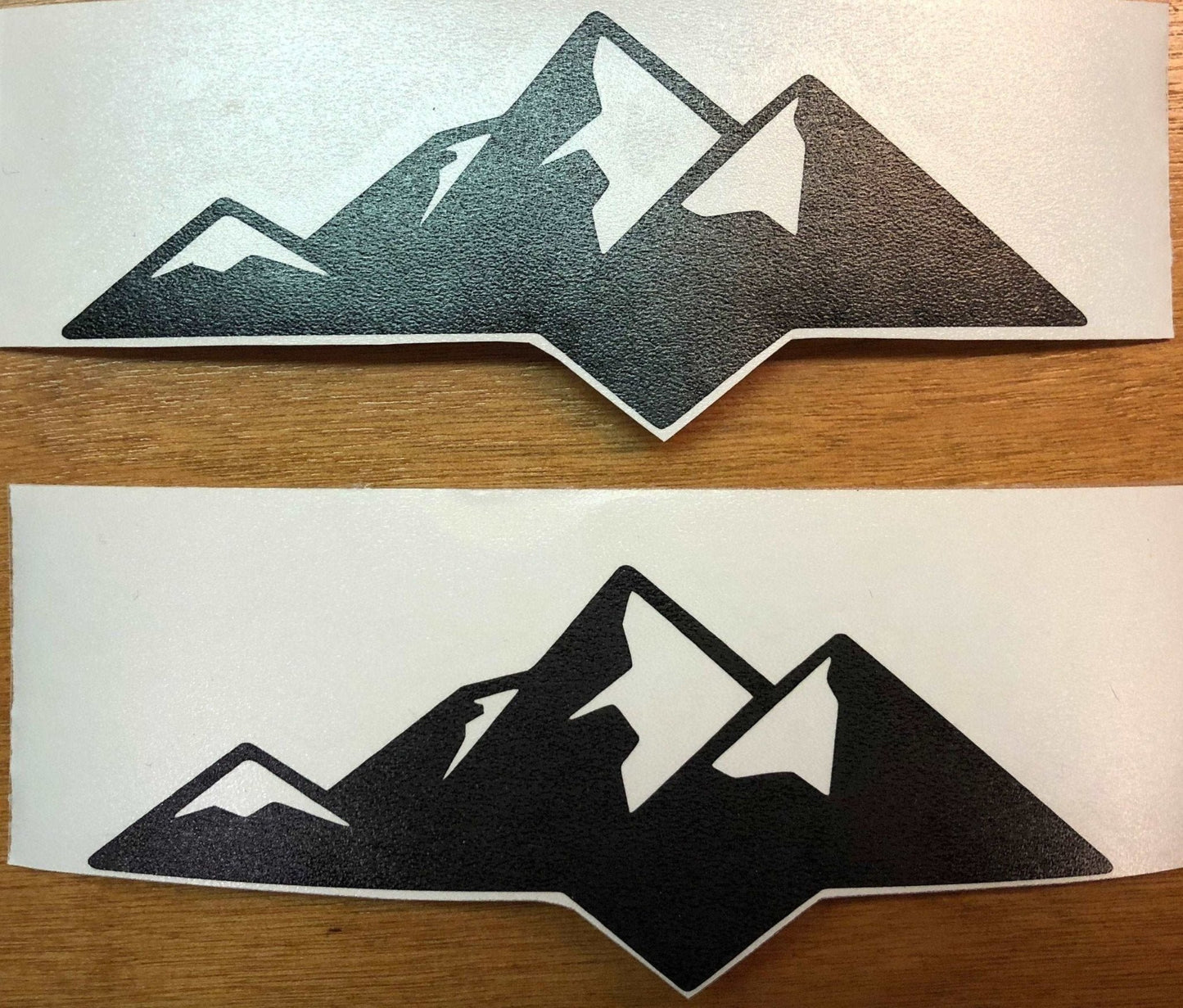 Premium Cast Matte Black Vinyl Decal Mountains for 2007-2025 Tundra