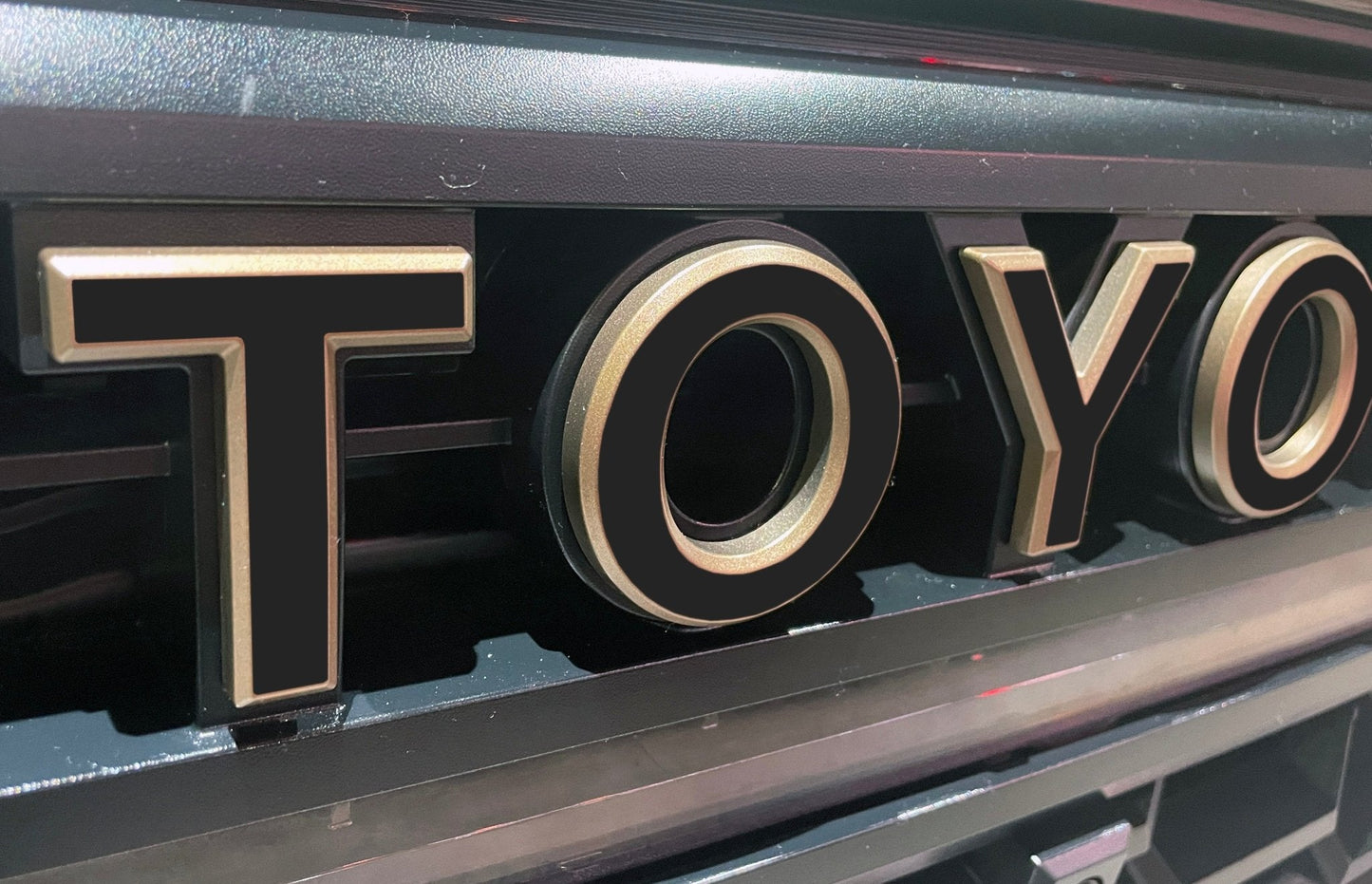 Premium Cast Vinyl Decal Letter Inlays for 2015-2025 Tacoma TRD PRO Grille