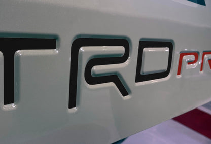 Premium Cast Vinyl Decal Letter Inlays for 2025 4Runner TRD Pro Liftgate