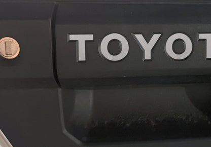 Premium Cast Vinyl Decal Letter Inserts for 2024-2025 Tacoma Tailgate Handle