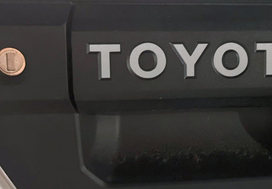 Premium Cast Vinyl Decal Letter Inserts for 2024-2025 Tacoma Tailgate Handle
