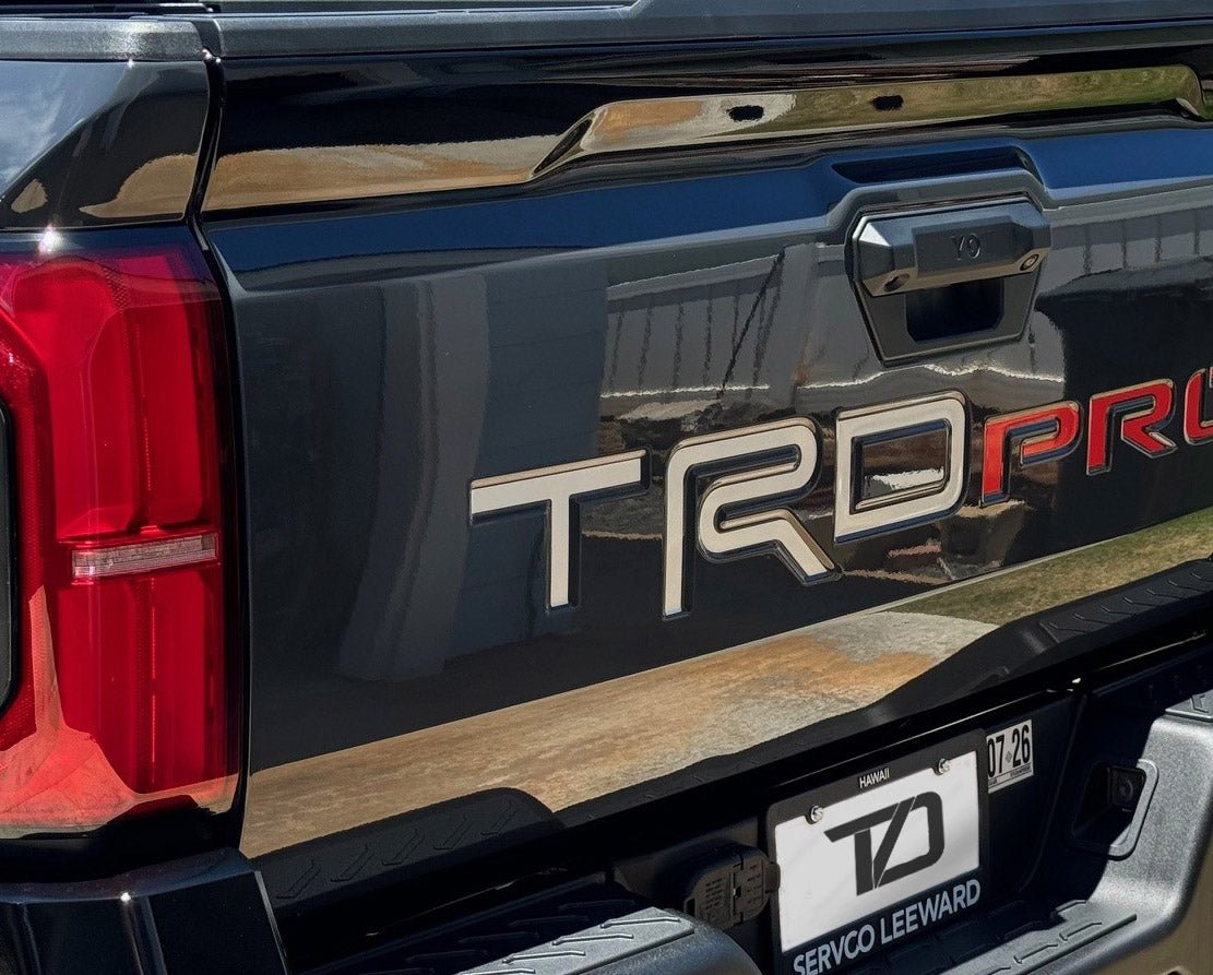 Premium Cast Vinyl Decal Letter Inserts for 2024-2025 Tacoma TRD Pro T ...