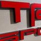 Premium Cast Vinyl Decal Letters for 2021-2025 4Runner TRD SPORT Emblems x2
