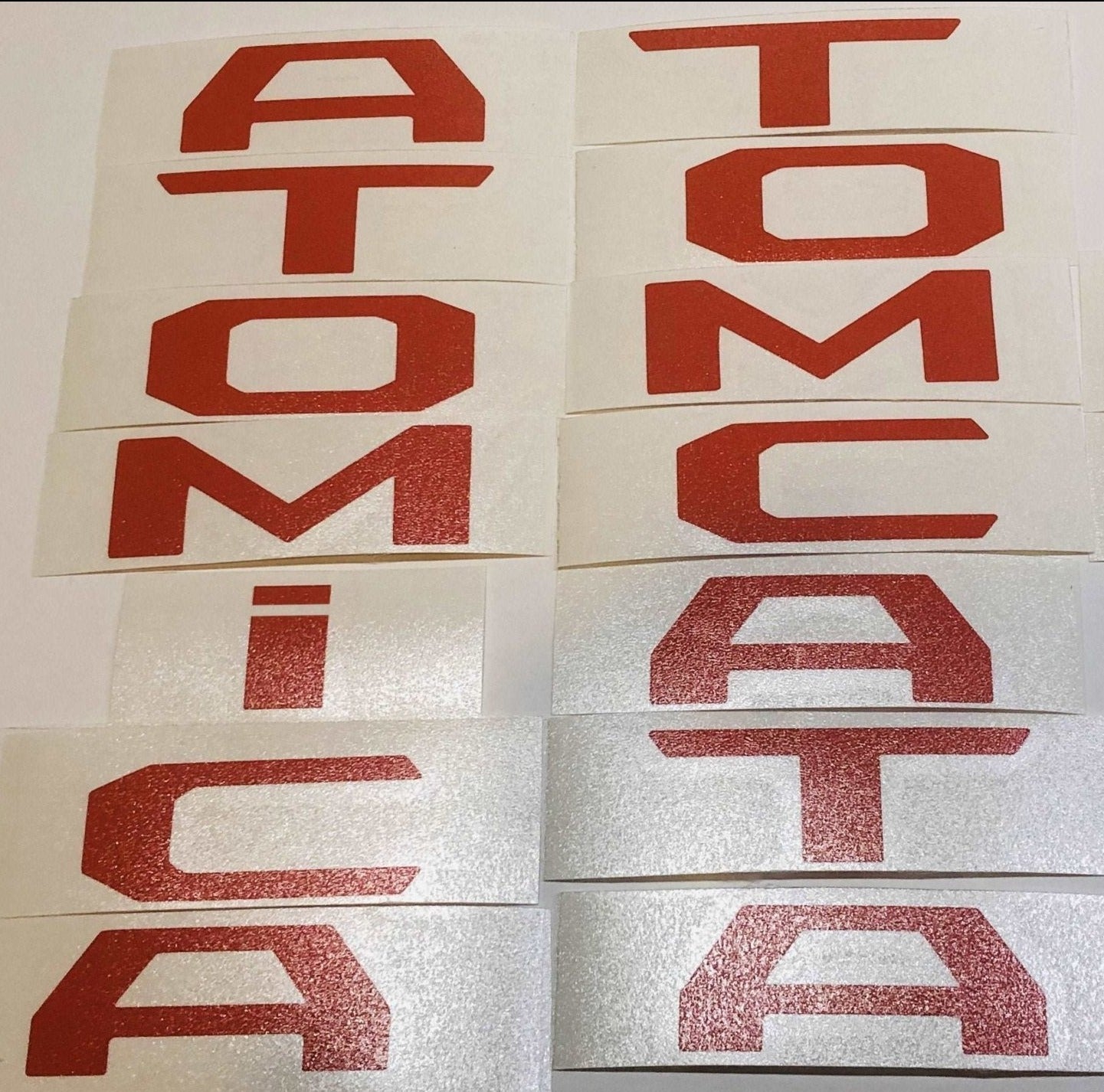 Premium Cast Vinyl Decal Letters for 2024-2025 Tacoma Door Emblems