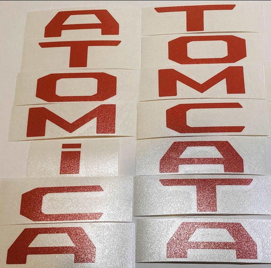Premium Cast Vinyl Decal Letters for 2024-2025 Tacoma Door Emblems