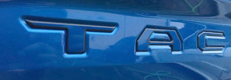 Premium Cast Vinyl Decal Inlays for 2016-2025 Tacoma Tailgate Letters
