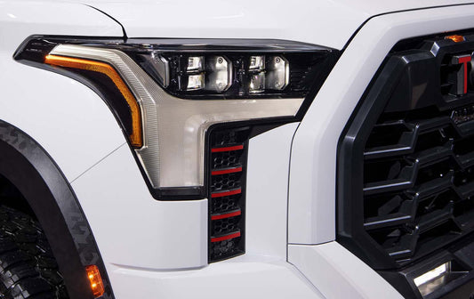 Premium Cast Vinyl Decals for 2022-2025 Tundra Grill Ribs x2