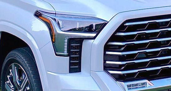 Premium Cast Vinyl Decals for 2022-2025 Tundra Grill Ribs x2