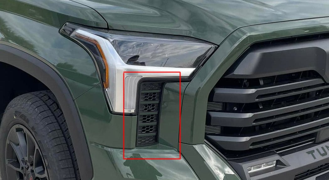 Premium Cast Vinyl Decals for 2022-2025 Tundra Grill Ribs x2