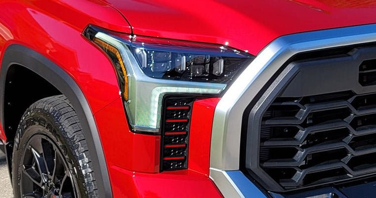 Premium Cast Vinyl Decals for 2022-2025 Tundra Grill Ribs x2