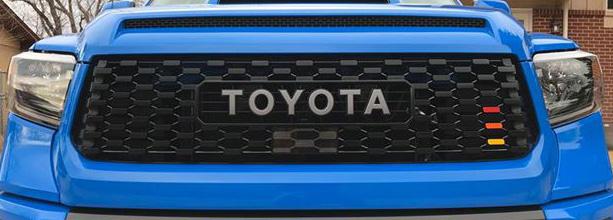 Premium Cast Vinyl Heritage Decals for 2019-2021 Tundra TRD PRO Grille