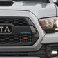 Premium Cast Vinyl Heritage Decals for 2017-2023 Tacoma TRD PRO Grille