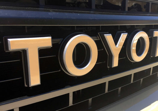 Premium Cast Vinyl Decal Letters for 2014-2021 Tundra/Sequoia TRD PRO Grille