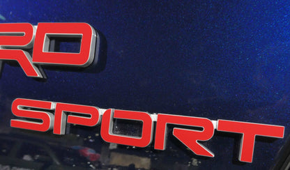 Premium Cast Vinyl Decal Letters for 2021-2025 4Runner TRD SPORT Emblems x2