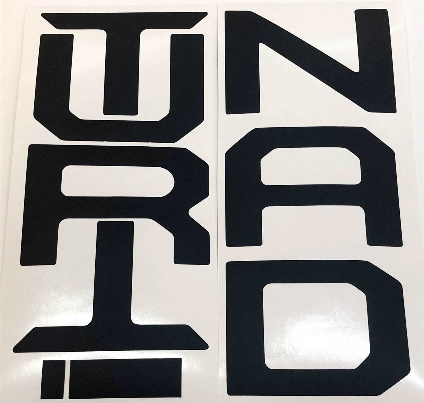 Premium Cast Vinyl Decal Letter Inserts for 2014-2021 Tundra Tailgate