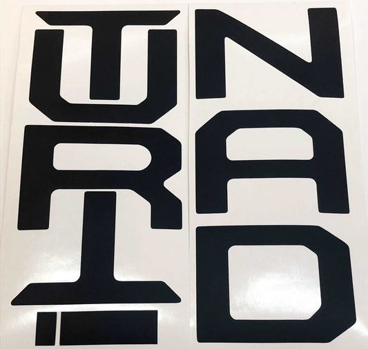 Premium Cast Vinyl Decal Letter Inserts for 2014-2021 Tundra Tailgate